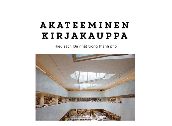 Hiệu sách học thuật Akateeminen Kirjakaupa